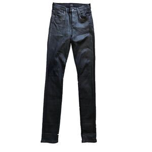 Citizens Of Humanity Jeans Rocket Slick High Rise Skinny Black 24 CofH